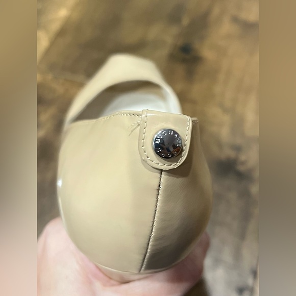 Michael Kors Peep Toe Stilletto 4.5” Heels Nude Size 9.5 - Picture 6 of 12